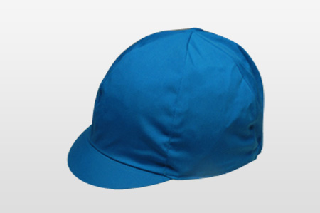 カラー帽子　ブルー